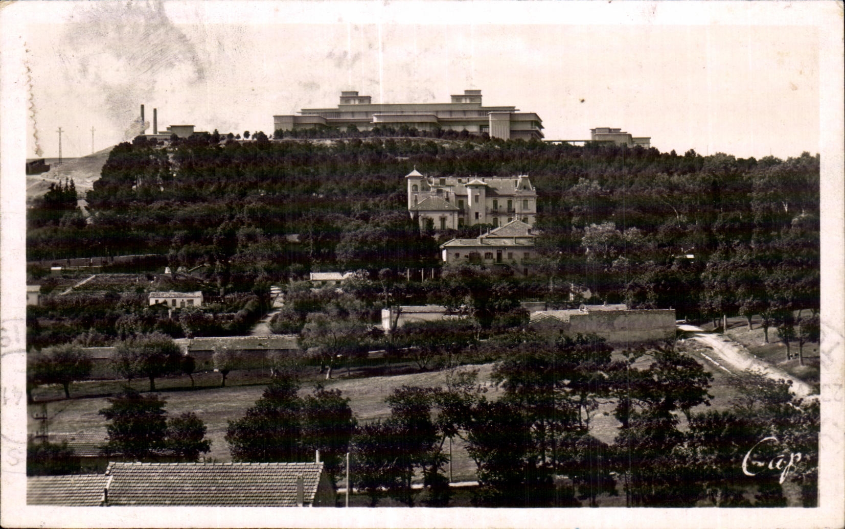 CPA Setif Vue sur Le Nouvel Hopital et le Chateau Giraud