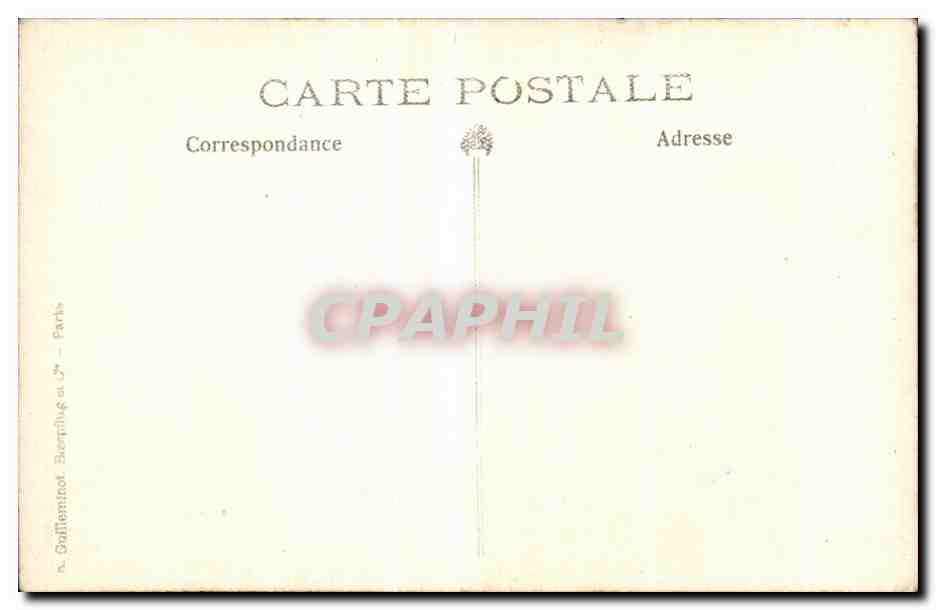 CPA Fantaisie Fleurs Femme  — Rückseite
