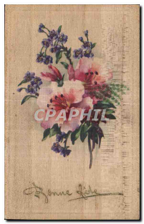 CPA Fantaisie Fleurs 