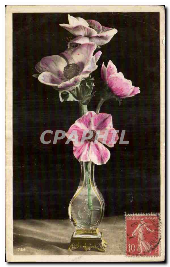CPA Fantaisie Fleurs 