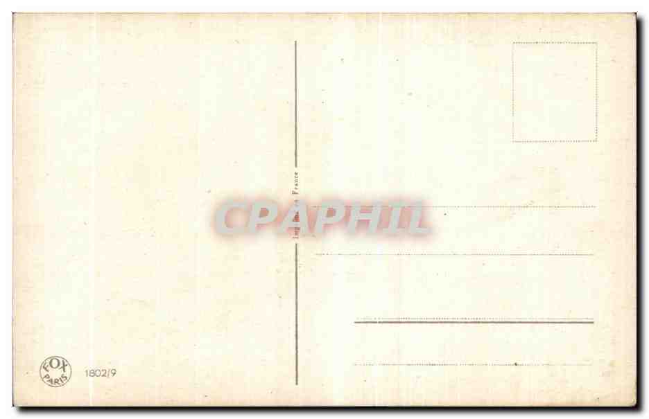 CPA Fantaisie Fleurs  — Verso