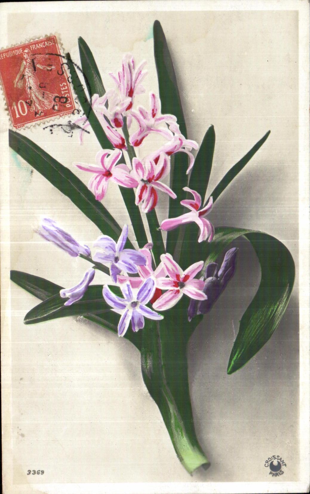 CPA Fantaisie Fleurs 