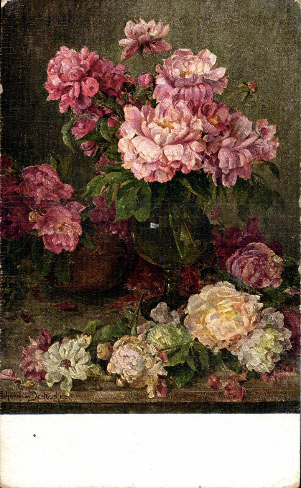 CPA Fantaisie Fleurs 