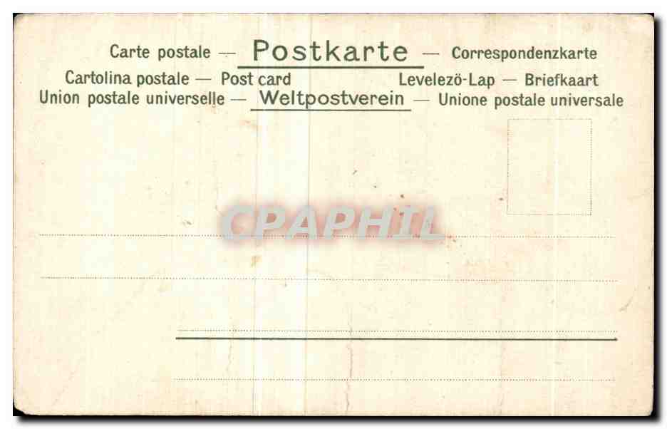 CPA Fantaisie Fleurs  — Verso