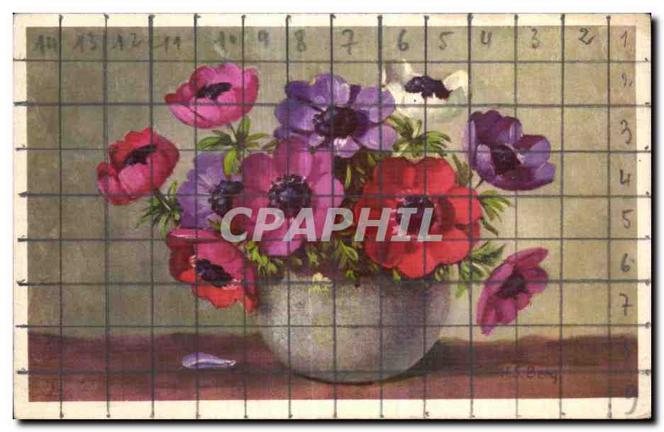 CPA Fantaisie Fleurs 