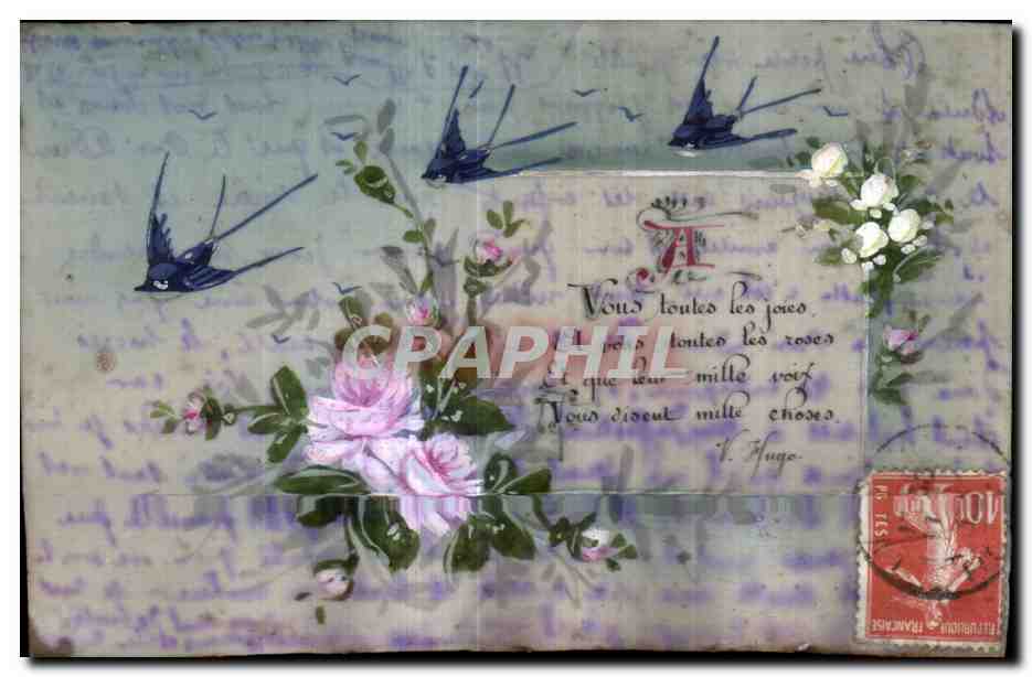CPA Fantaisie Fleurs 