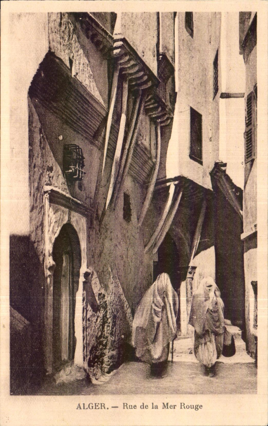 CPA Algerie Alger Rue de la Mer Rouge