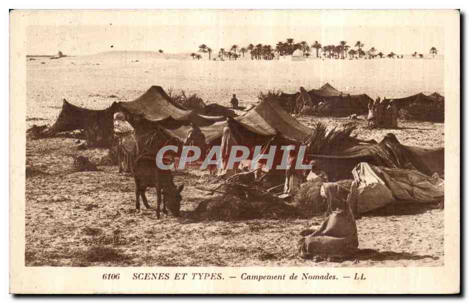 Campement de Nomades — SCÈNES ET TYPES — LL — n°6106