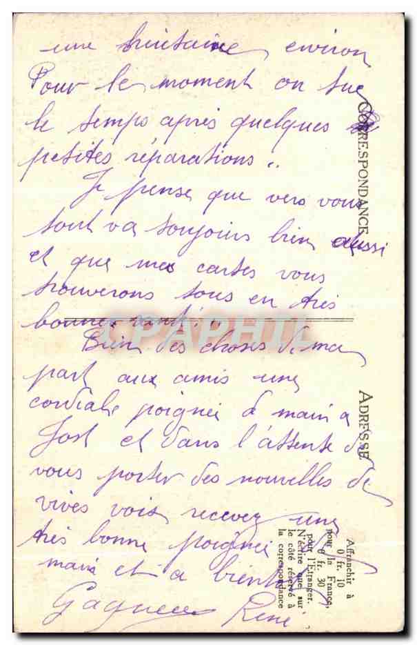 Campement de Nomades — SCÈNES ET TYPES — LL — n°6106 — Verso