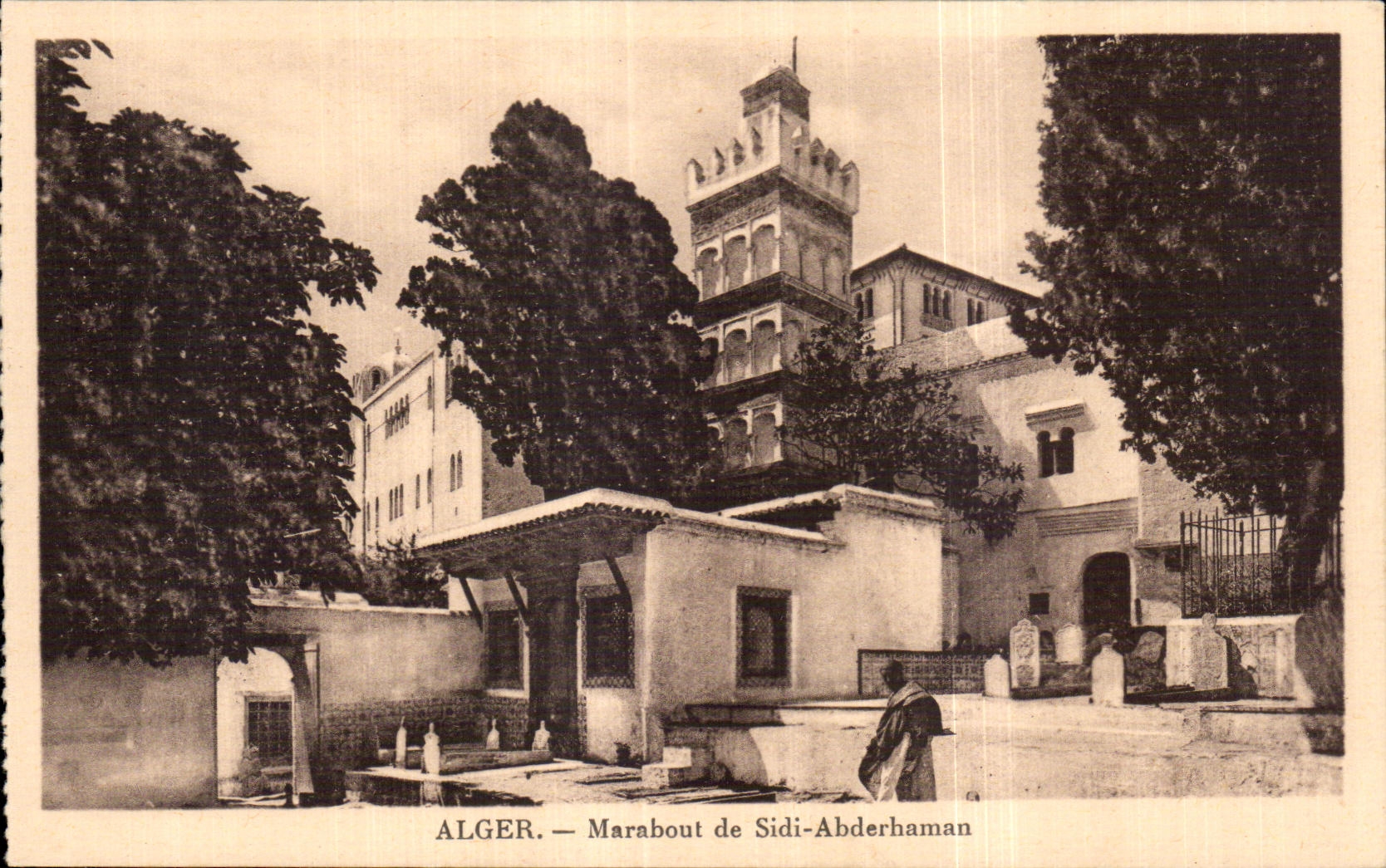 CPA Algerie Alger Marabout de Sidi abderhaman