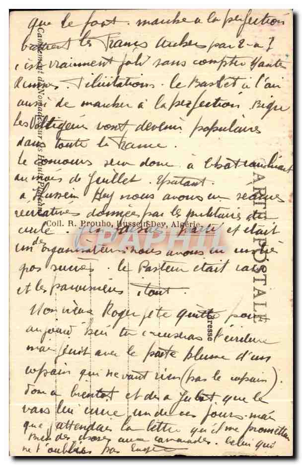 CPA Algerie Campement de Nomades sur les Hauts Plateau Moutons Sheep — Back