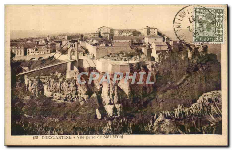 CPA Algerie CONSTANTINE - Vue prise de Sidi M Cid