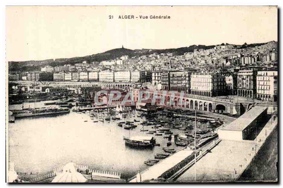 CPA Algerie ALGER Vue generale
