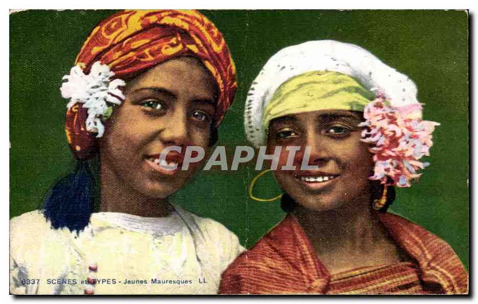 CPA Algerie SCENES et TYPES Jeunes Mauresques