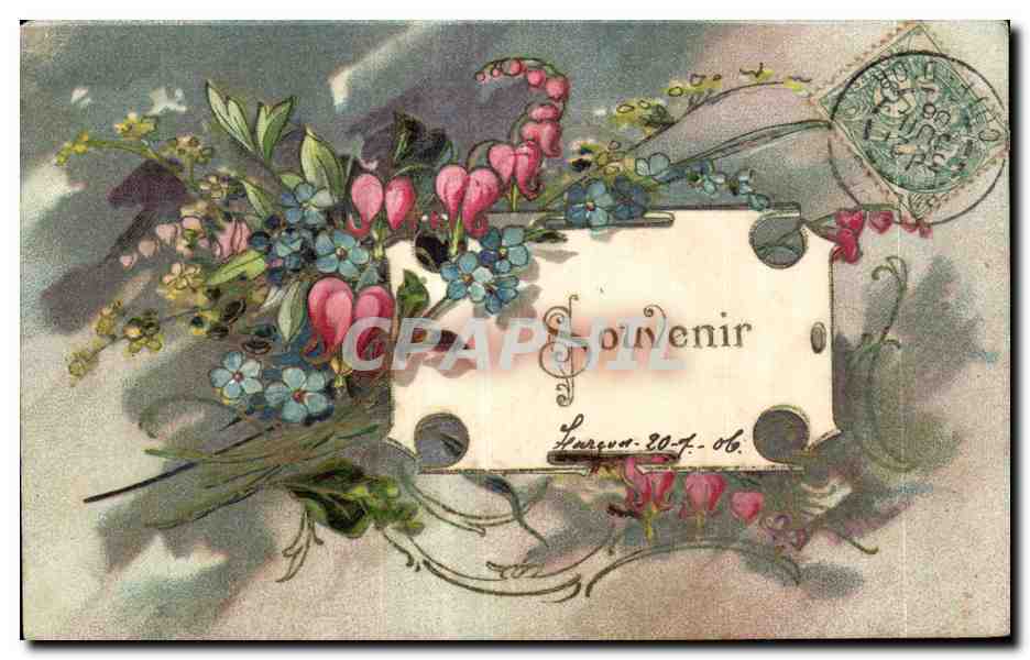 CPA Fantaisie Fleurs