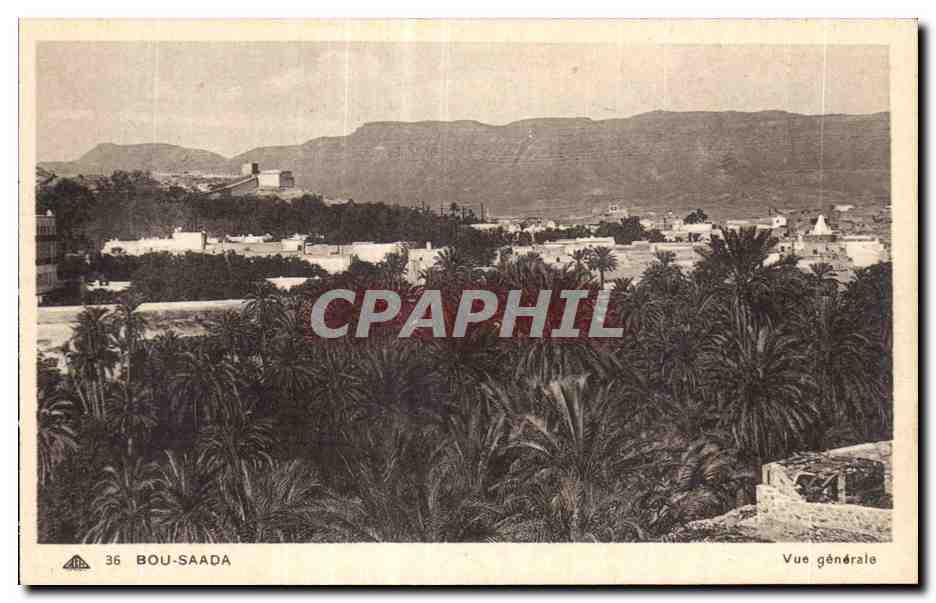 CPA Algerie BOU SAADA Vue generale