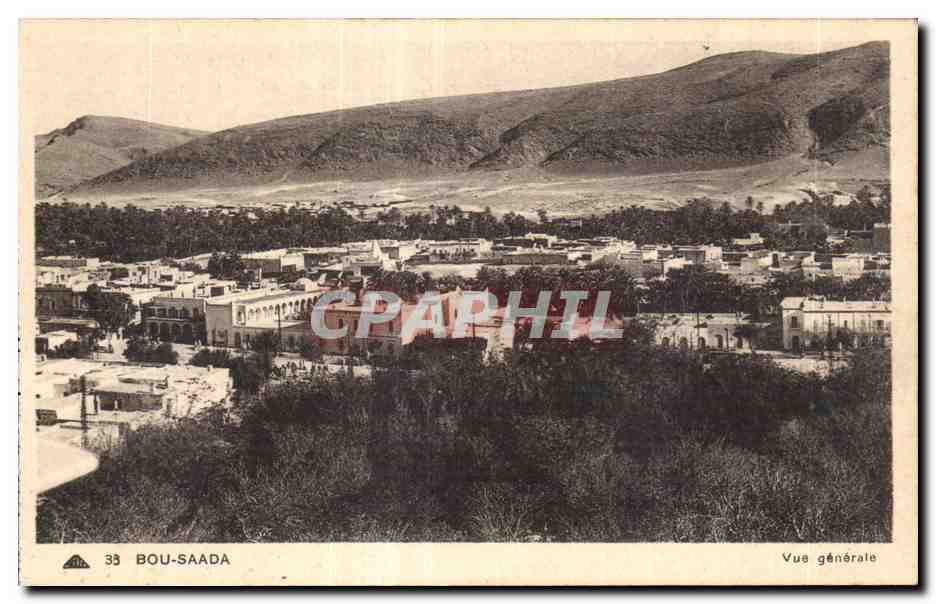CPA Algerie BOU SAADA Vue generale