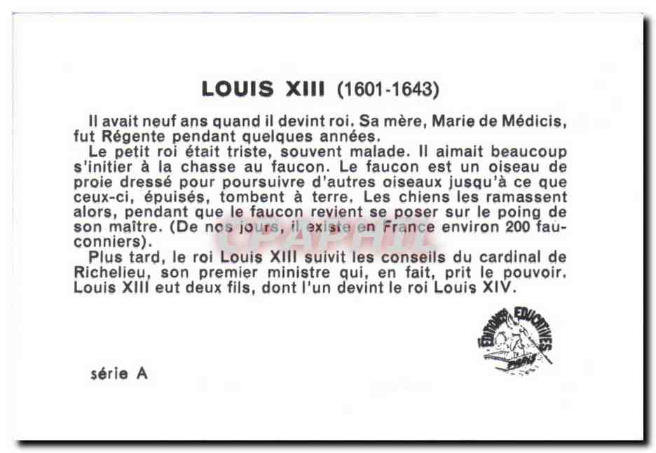 Image Louis XIII  — Verso