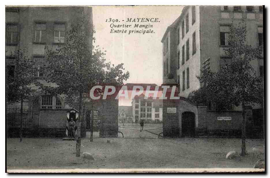 Mayence - Quartier Mangin - Entrée principale — éditeur inconnu, n° de série 1390