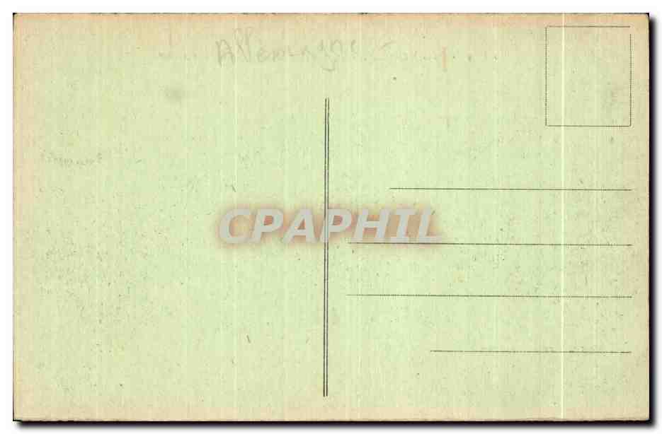 CPA Mayence Quatier Mangin La Cour  — Back