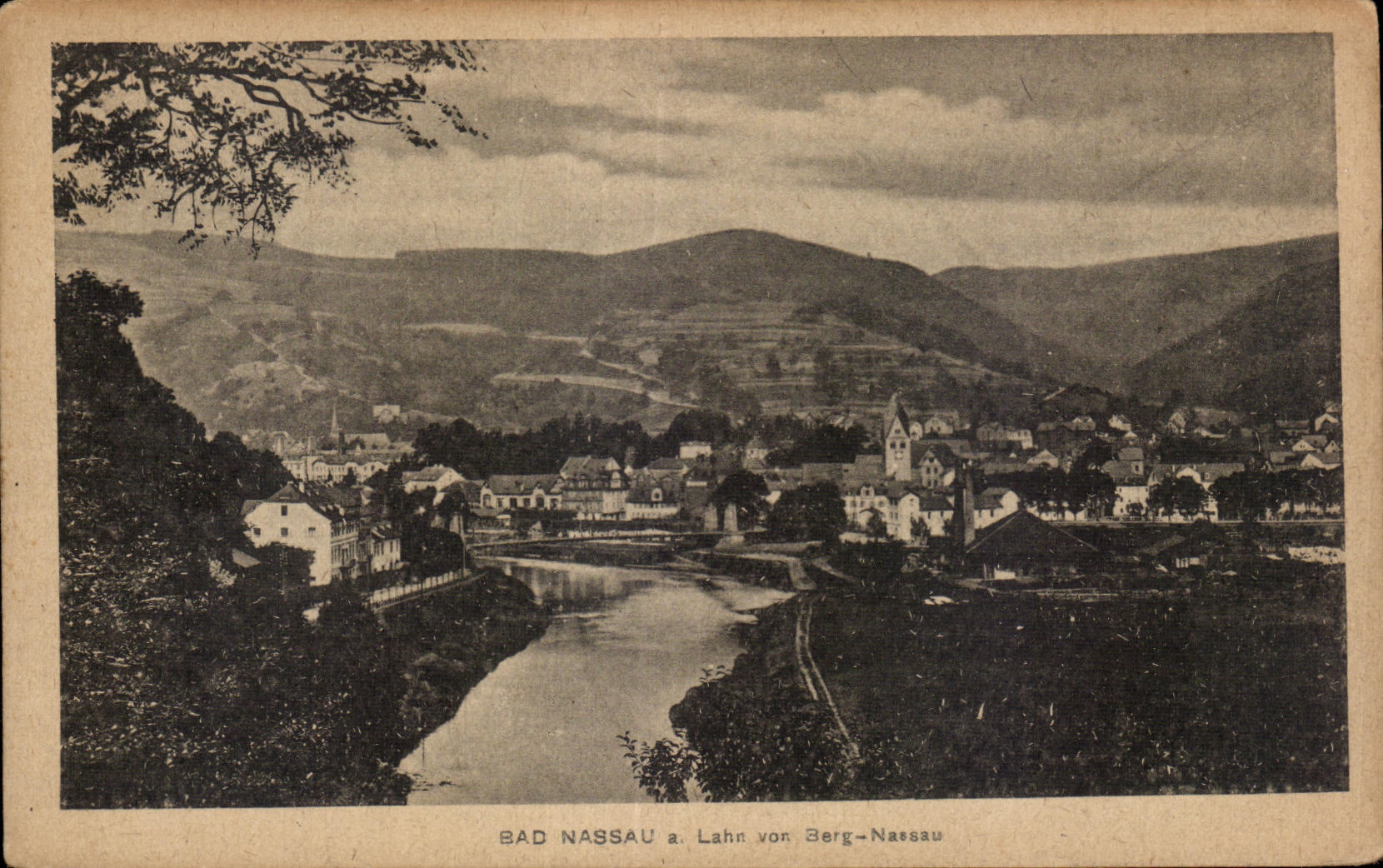 CPA Bad Nassau a Lahn van berg Nasuau