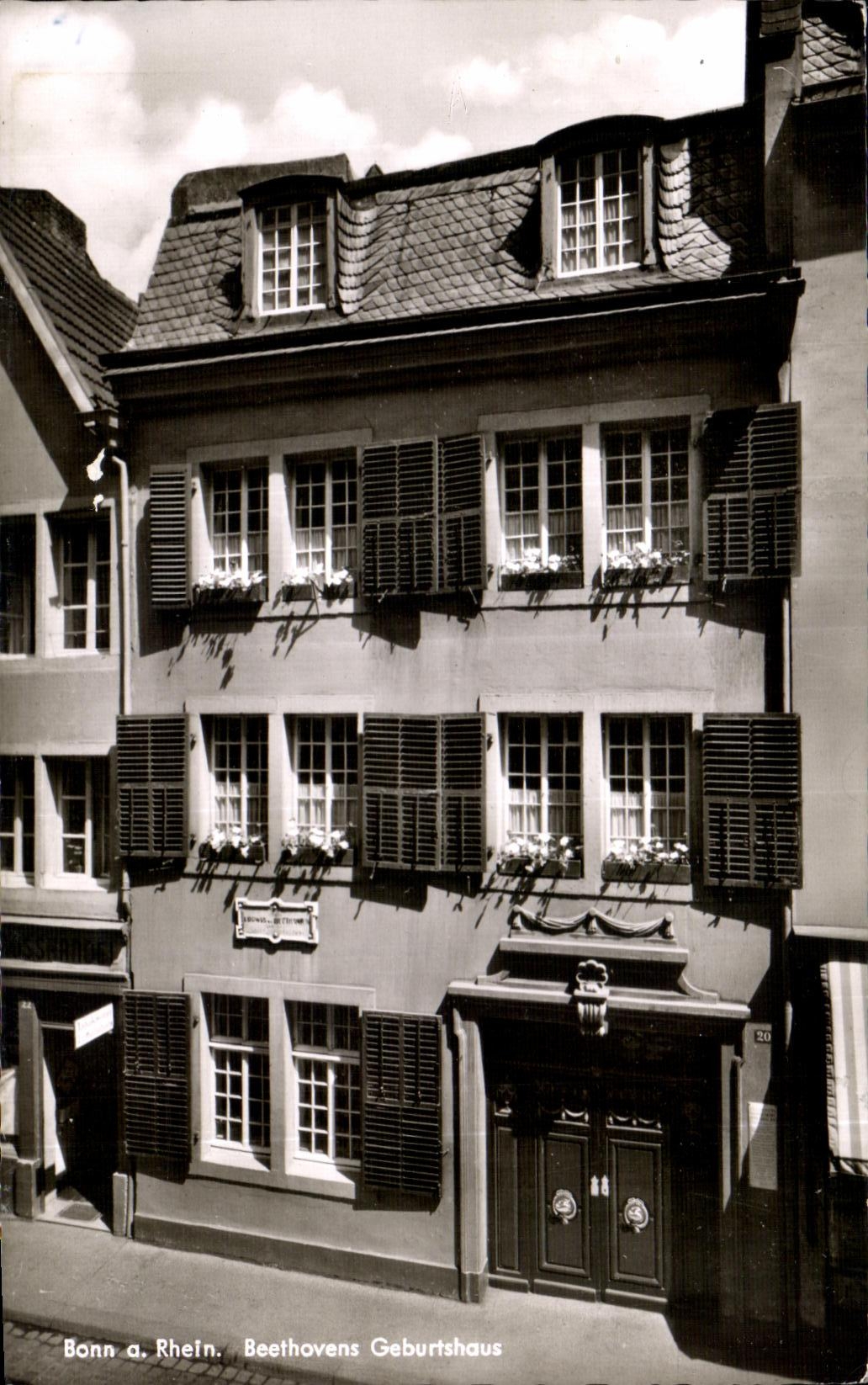 CPA Bonn a Rhein Beethovens Geburtshaus