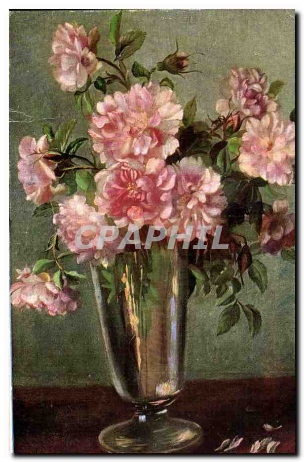 CPA Fantaisie Fleurs 