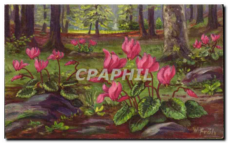 CPA Fantaisie Fleurs 