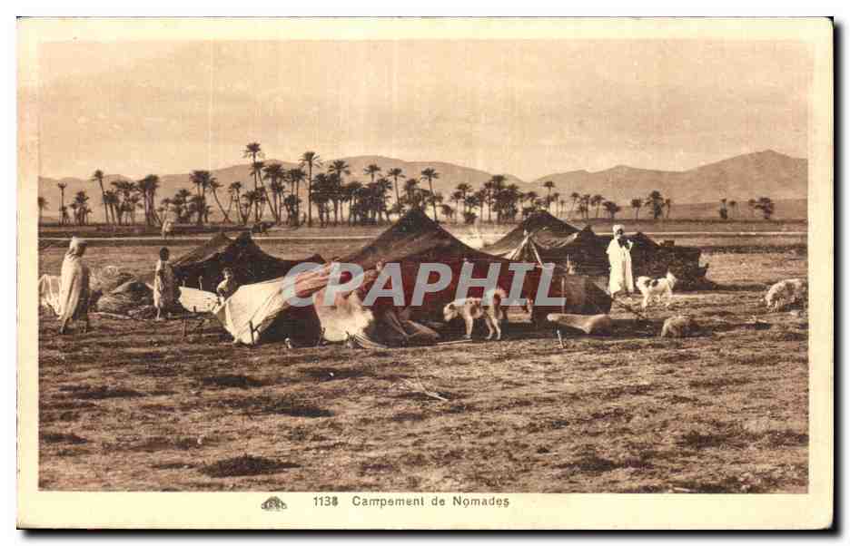 CPA Algerie Campement de Nomades