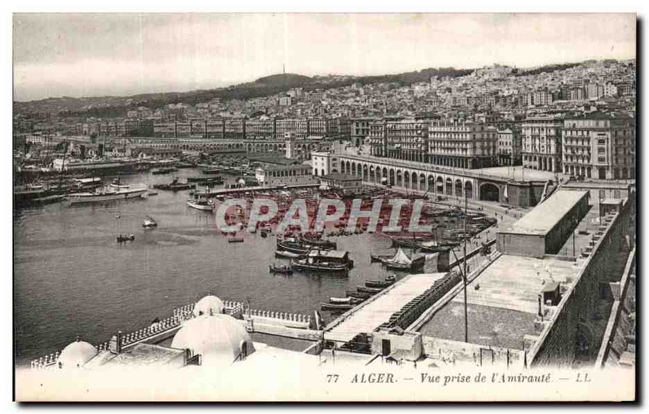CPA Algerie Alger Vue prise de l Amiraute