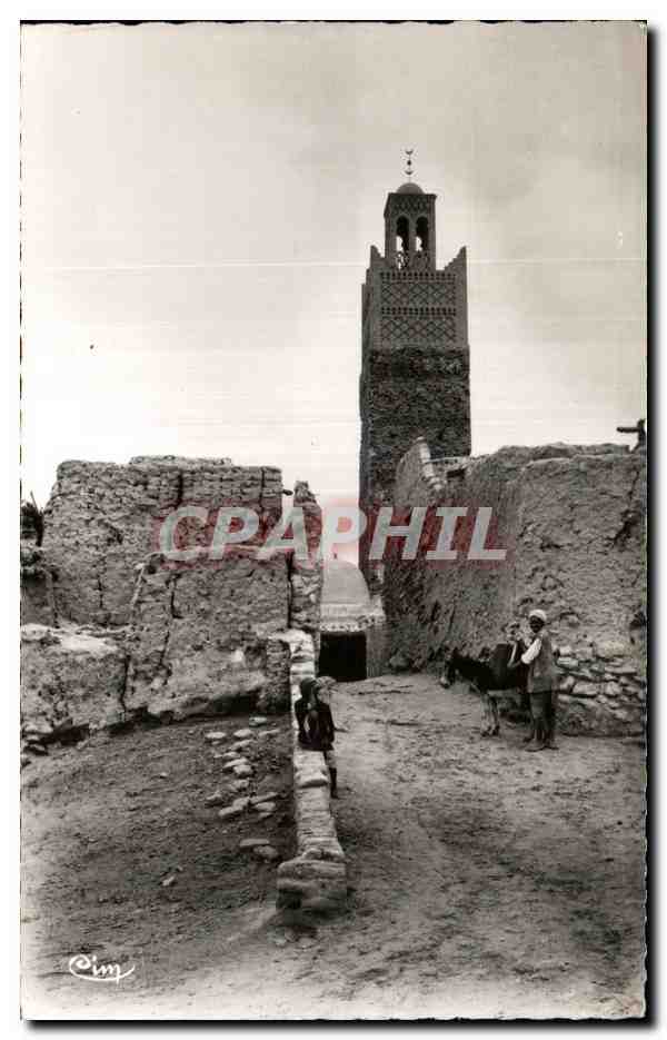 CPA Algerie Touggourt Constantine Temacine Minaret