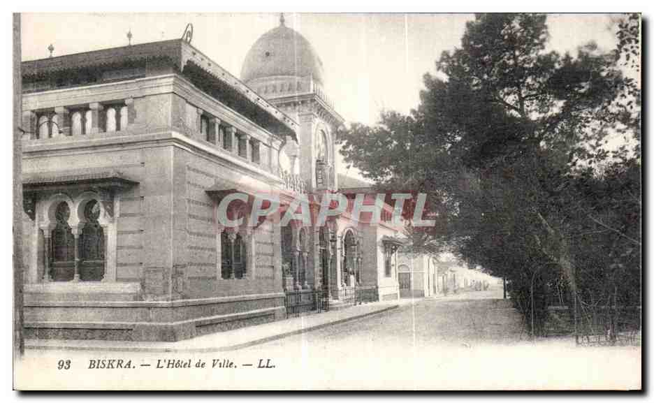CPA Algerie Algerie Biskra L Hotel de ville