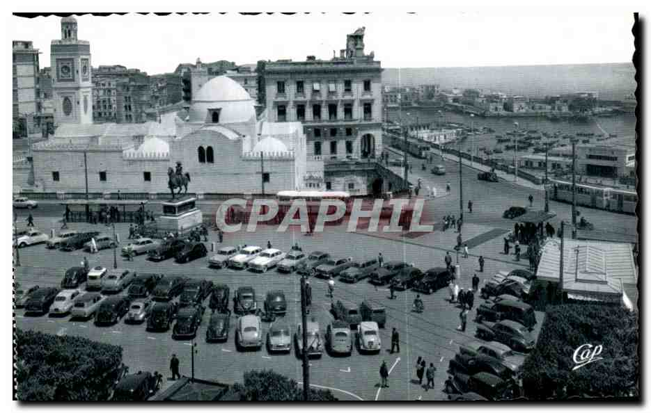CPSM Algerie - Alger 1535 La Place du Gouvernement et I Amiraute