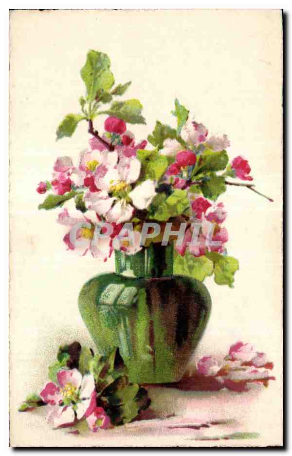 CPA Fantaisie Fleurs 