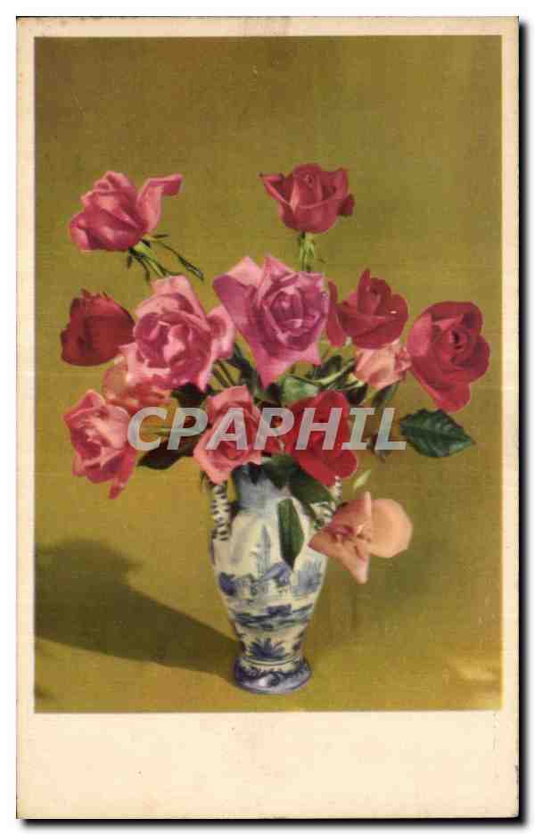CPA Fantaisie Fleurs 