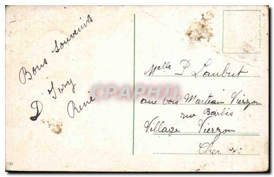 CPA Algerie Femme — Rückseite