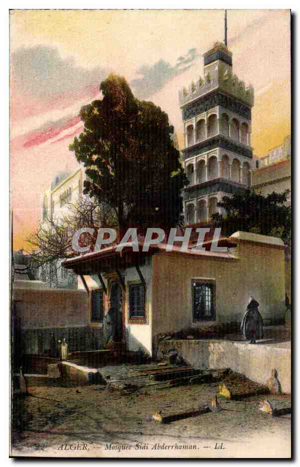 CPA Algerie Alger Mosquee Sidi Abderrhaman