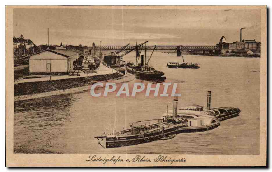 CPA Rhelnfscher Kanst Postkarten Vorlag Hepp Mannheim Bateaux 
