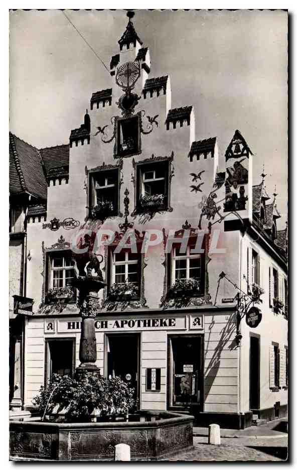 CPA Offenbourg Pharmacie du Cerf