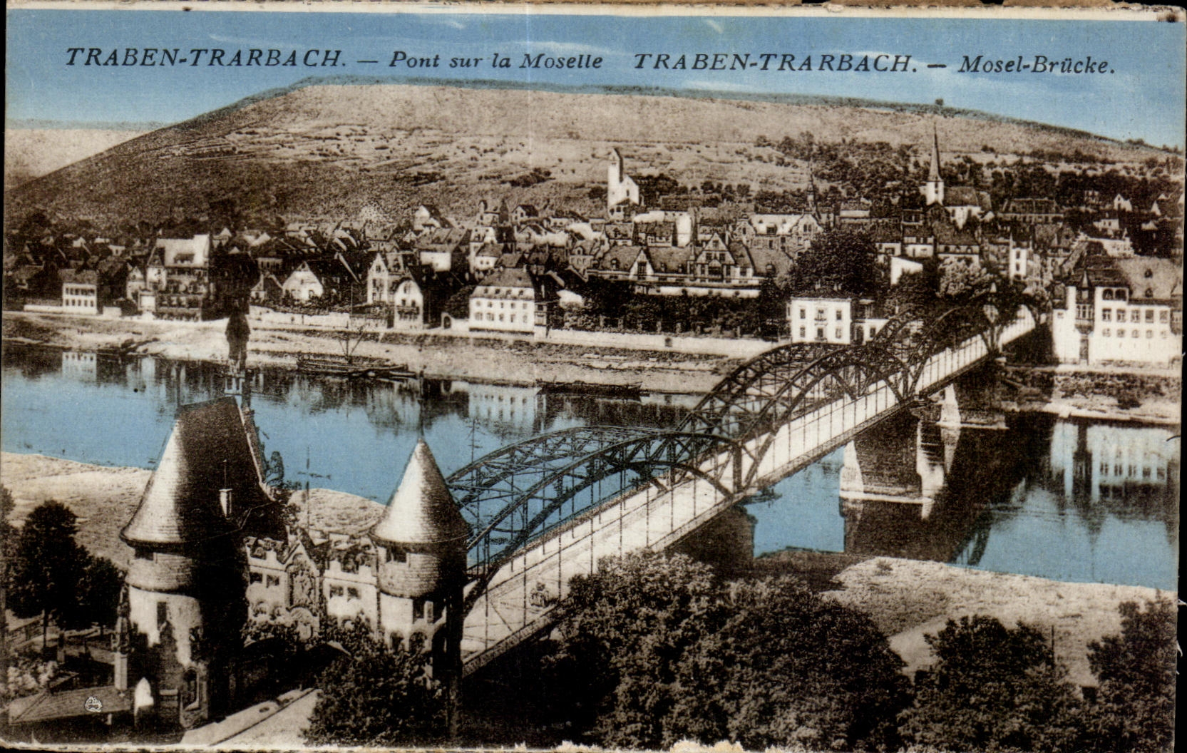 CPA Traben Trarbach Pont sur la Moselle 