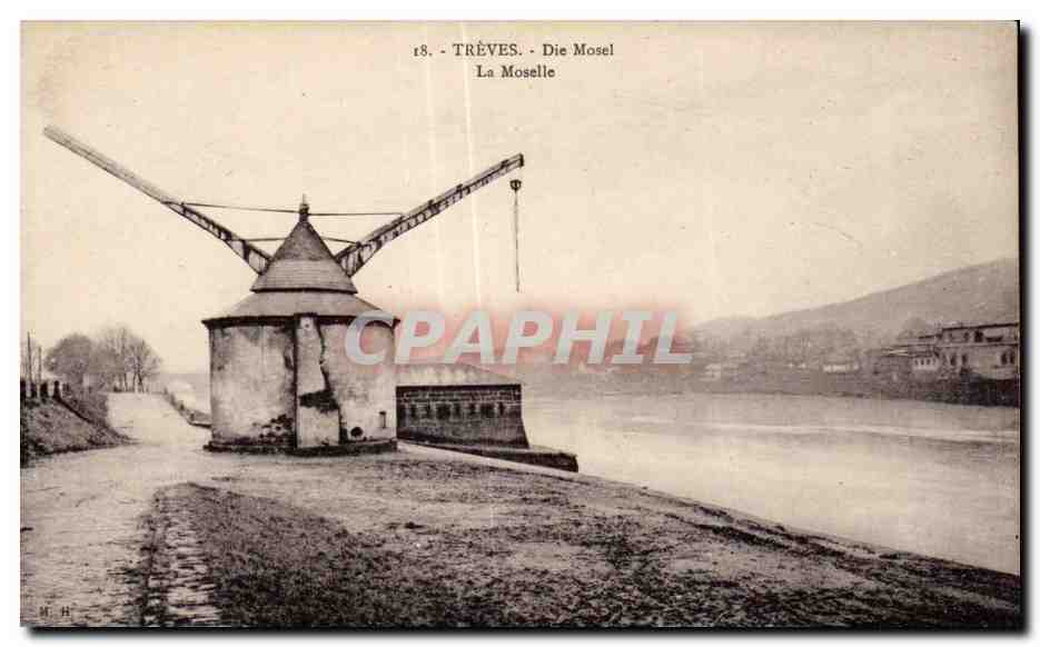 CPA Treves Die Mosel La Moselle