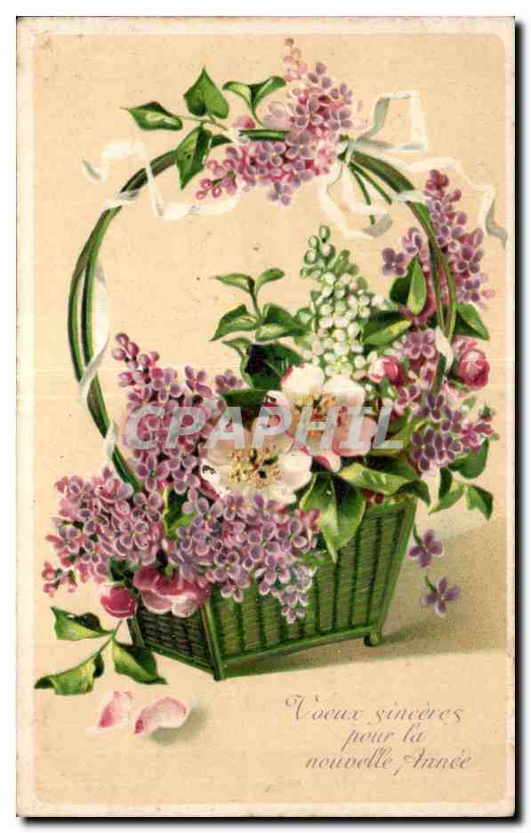 CPA Fantaisie Fleurs 
