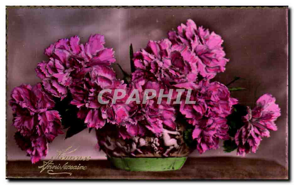CPA Fantaisie Fleurs 