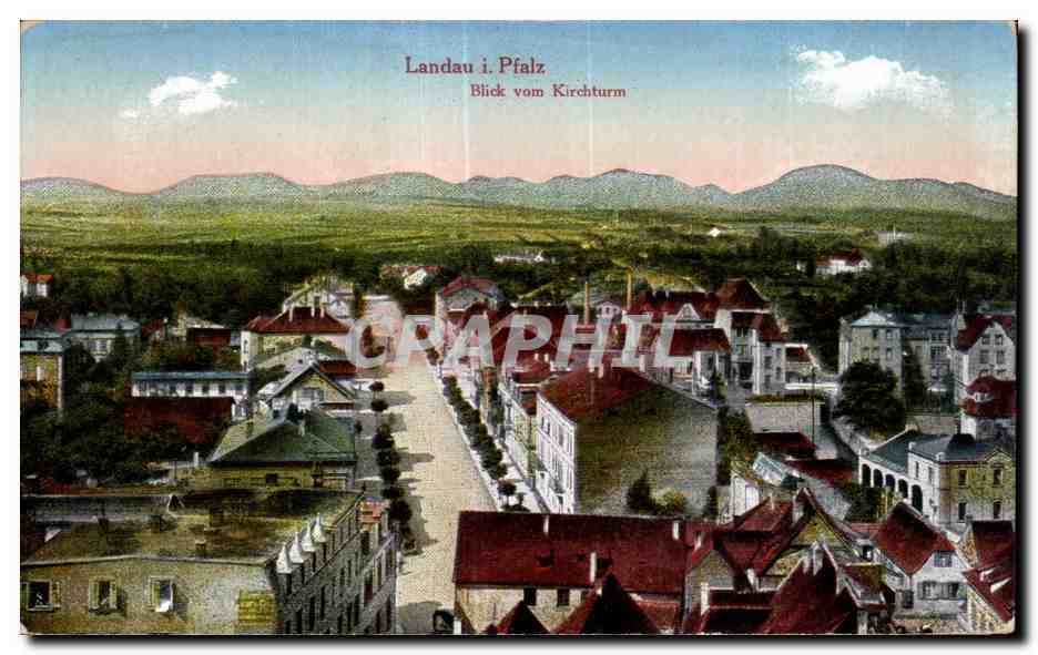 CPA Landau i Pfalz Blick vom Kirchturm