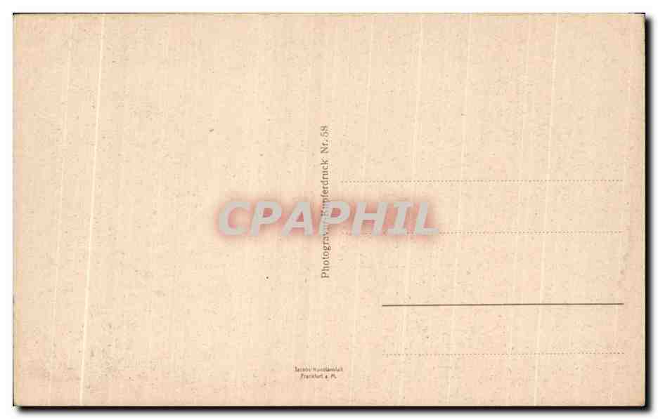 CPA Goethe von K A Schwerdtgeburth 1832 — Rückseite