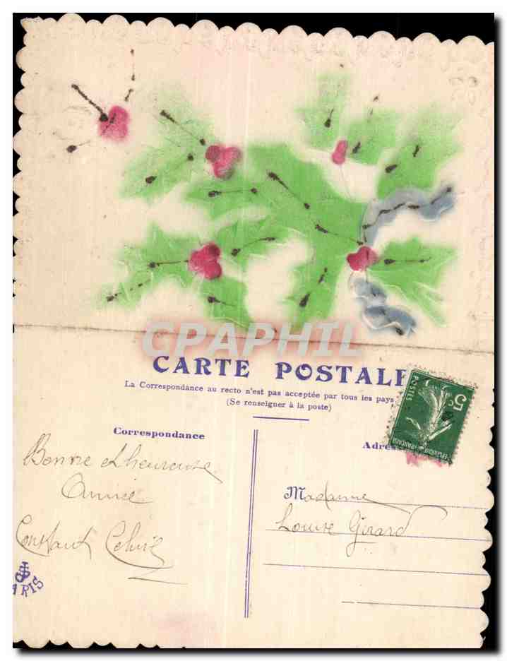 CPA Fantaisie Fleurs 