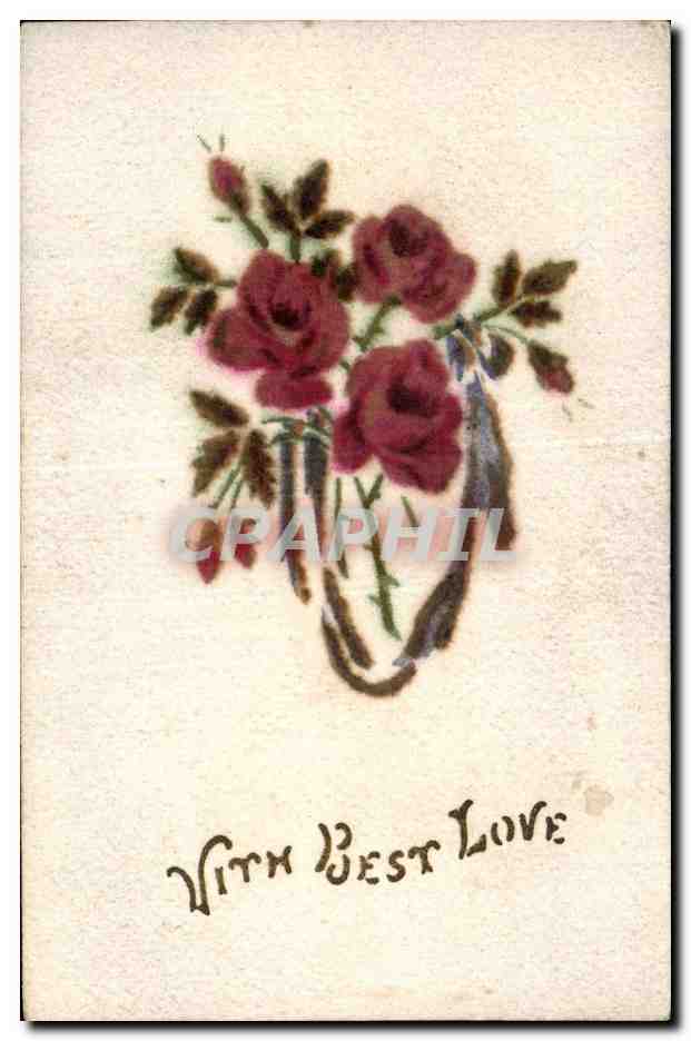 CPA Fantaisie Fleurs 