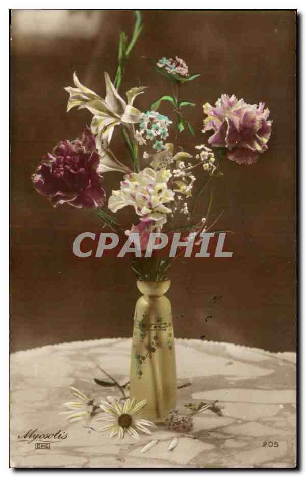 CPA Fantaisie Fleurs 