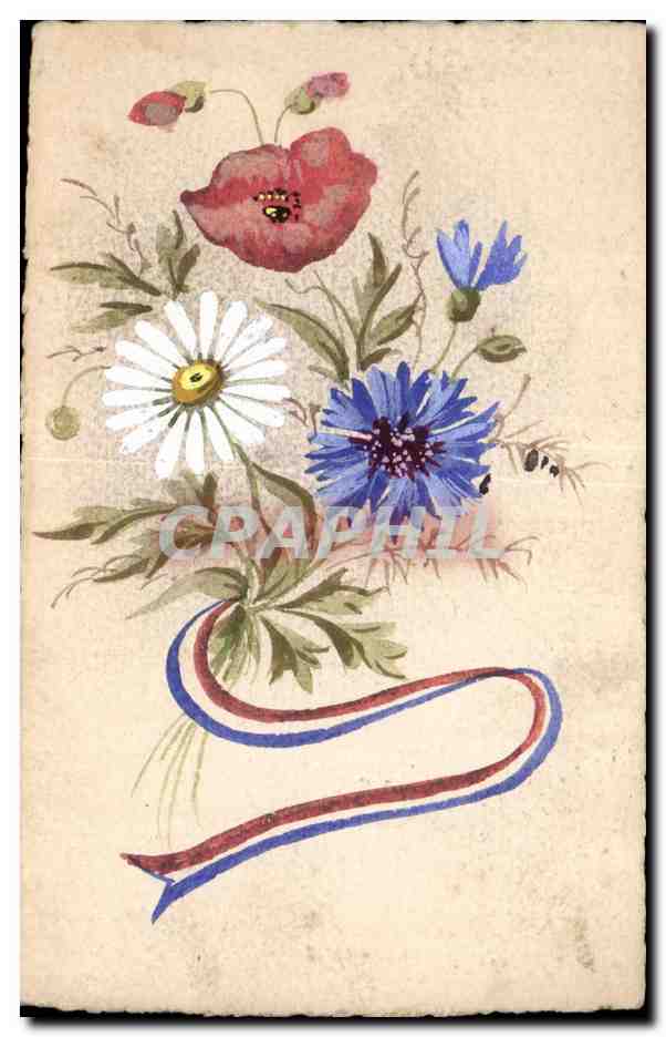 CPA Fantaisie Fleurs 