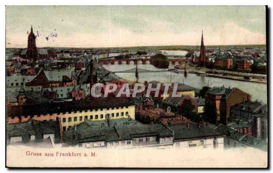 CPA Gruss aus Frankfurt